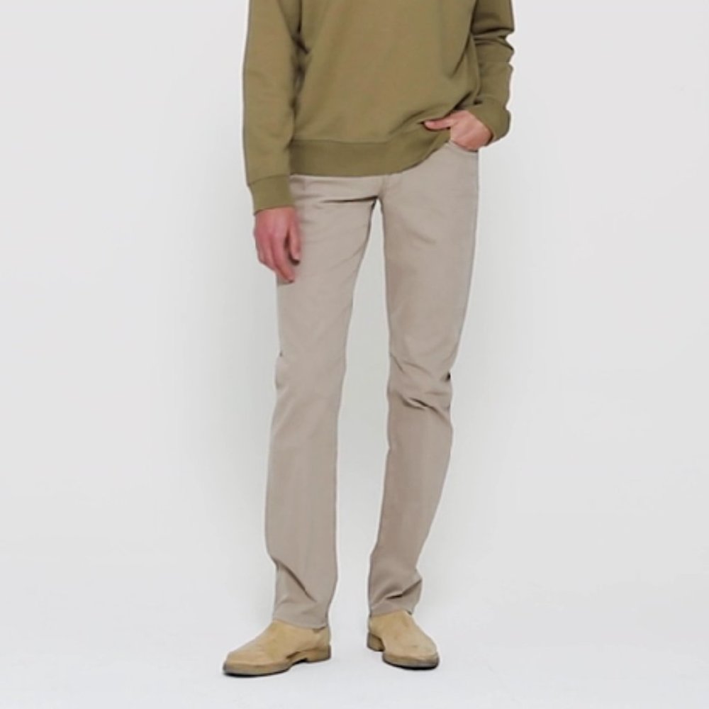 AG Adriano Goldschmied The Graduate Tailored Leg Jean Burch Khaki 30x28